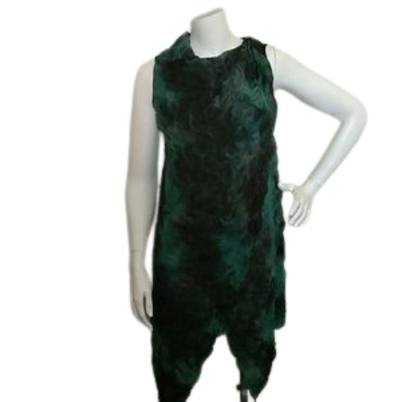 Simon Chang  Green Wrap party asymmetrical dres - Picture 1 of 6